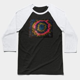 Abstract Oil Spill Baseball T-Shirt